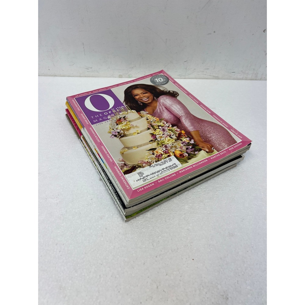 O The Oprah Magazine Lot 5 Issues 2010-2020 10th 15th 20th Anniversary Winfrey
